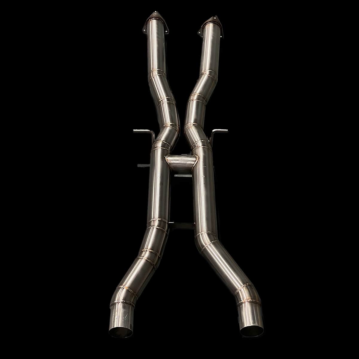 Bentley Continental GT GTC W12 Catless Downpipes by BlackBoost UAE | USA | EU | CA | CN