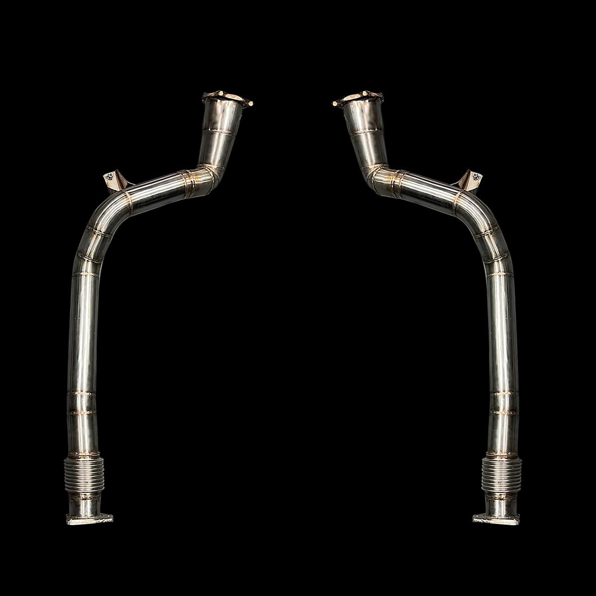 Bentley Continental GT GTC W12 Catless Downpipes by BlackBoost UAE | USA | EU | CA | CN