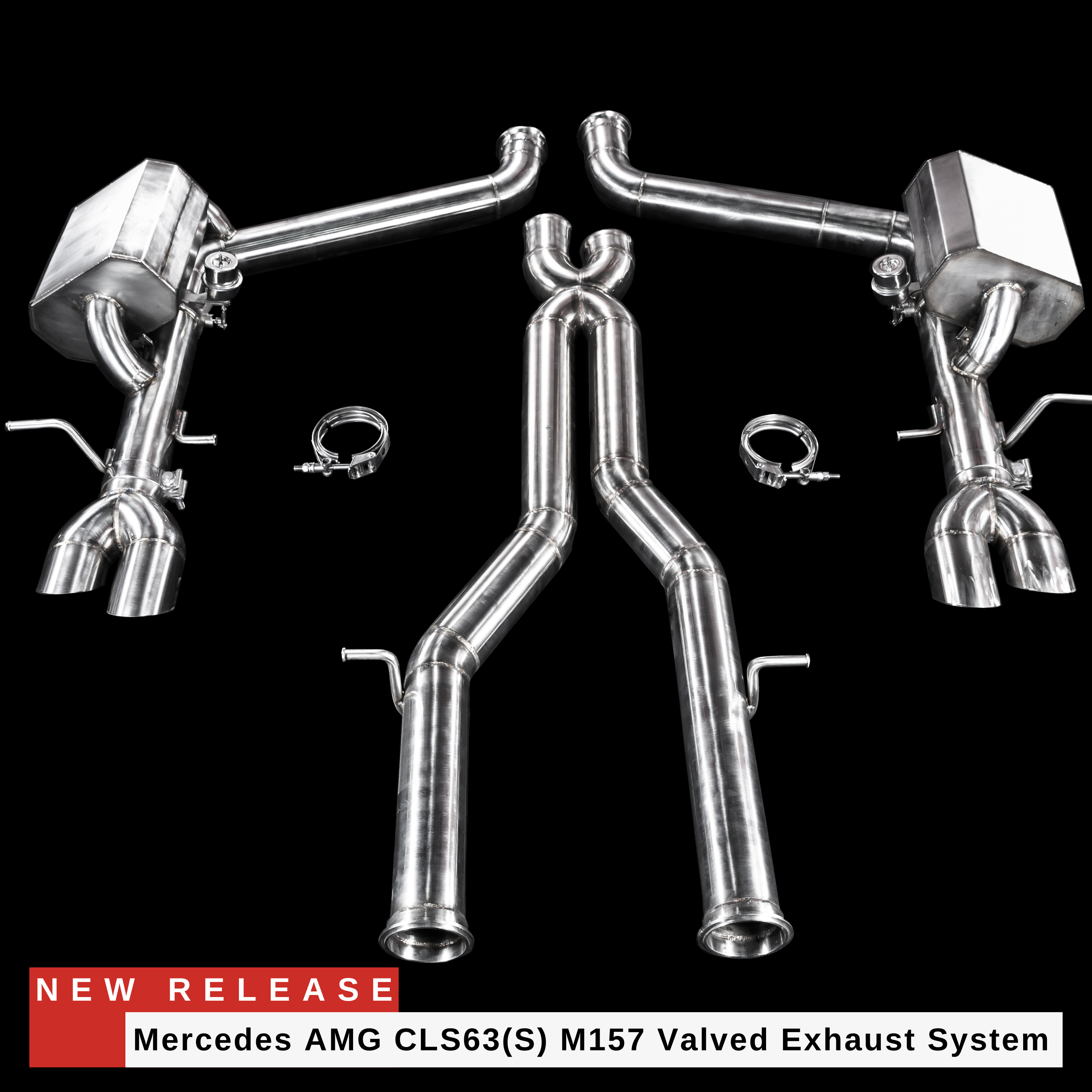 Mercedes AMG CLS63 (218) M157 5.5L V8 BiTurbo Valved Cat Back