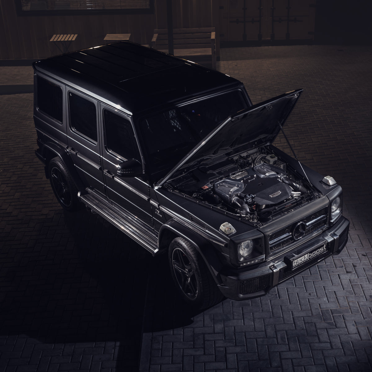 Mercedes-G63-AMG-V8-Biturbo-M157-Cold-Air-Intake-System-Installed