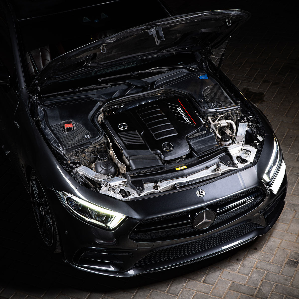 Mercedes AMG GT43 M256 (X290) Cold Air Intake System by BlackBoost UAE | USA | EU | CA | CN