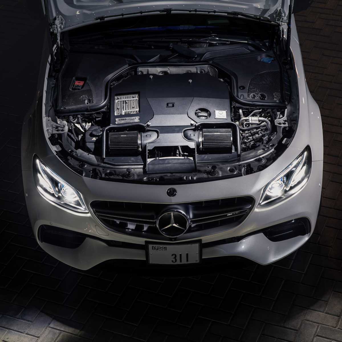 Mercedes E63 AMG M177 High Peformance Cold Air Intake by BlackBoost UAE | USA | EU | CA | CN