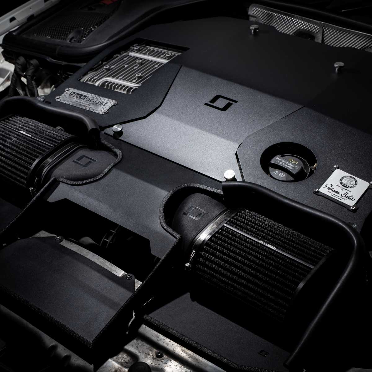 Mercedes E63 AMG M177 High Peformance Cold Air Intake by BlackBoost UAE | USA | EU | CA | CN