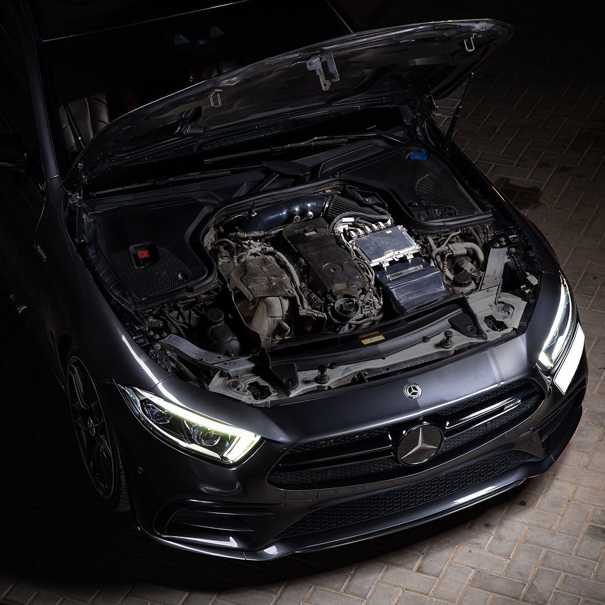 Mercedes AMG GT43 M256 (X290) Cold Air Intake System by BlackBoost UAE | USA | EU | CA | CN