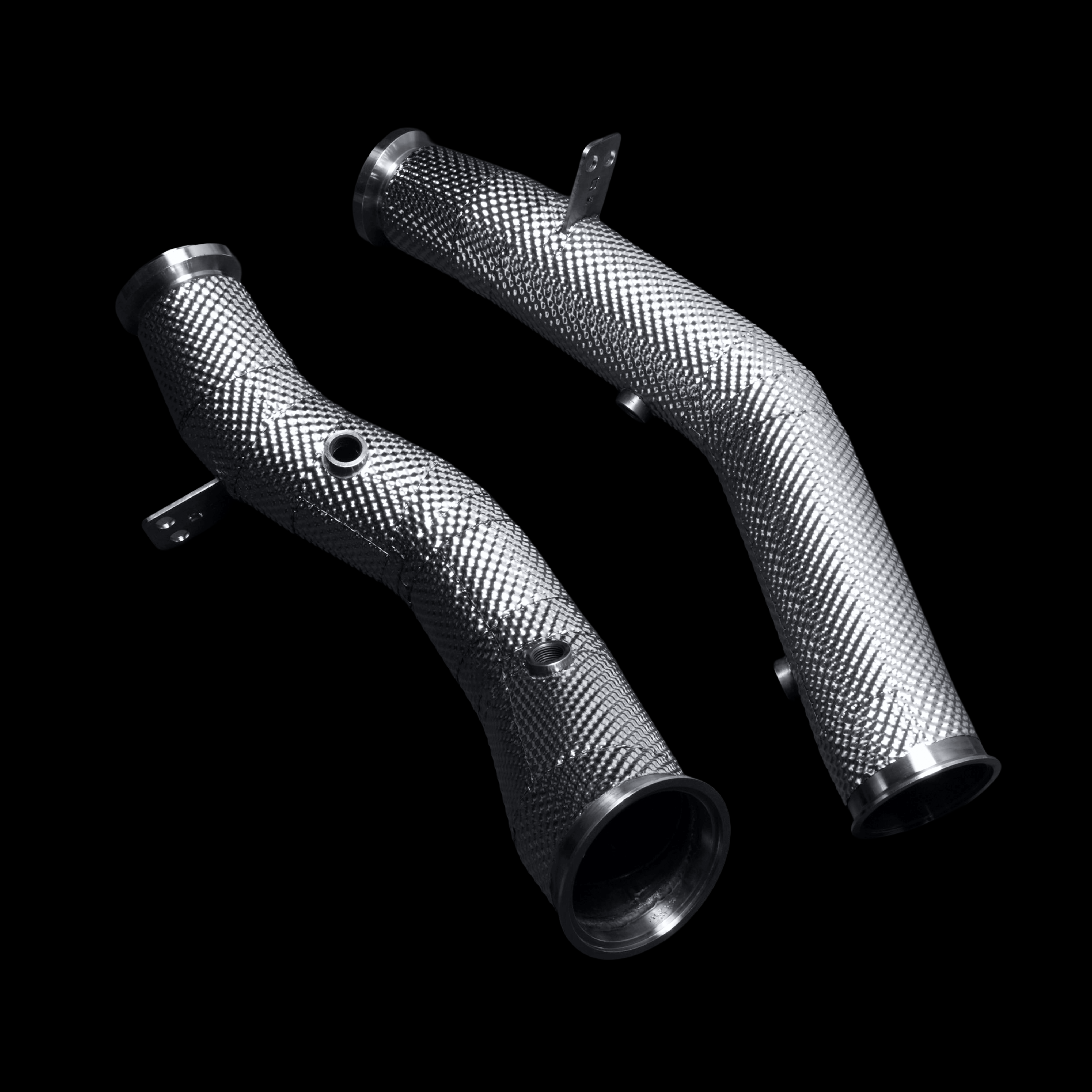 Mercedes C400 (205) M276 3.0L V8 BiTurbo Catless Downpipes