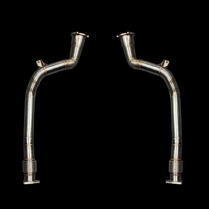 Bentley Continental GT GTC W12 Catless Downpipes by BlackBoost UAE | USA | EU | CA | CN