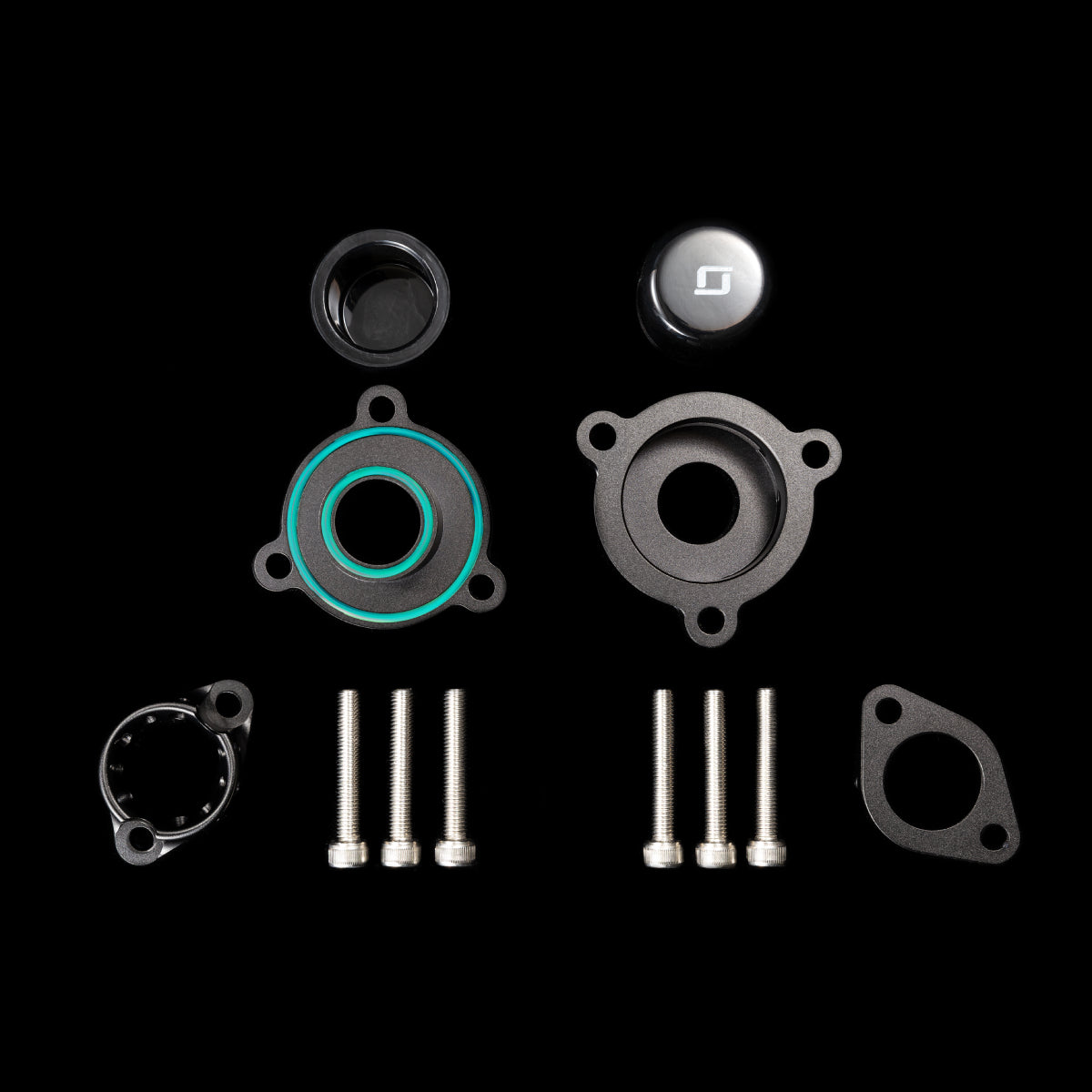 MERCEDES C63S / GLC63S AMG M177 FTA ADAPTER KIT FOR STOCK INTAKE SYSTEM | BlackBoost
