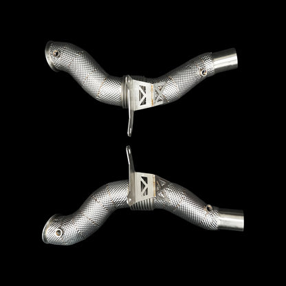 Ferrari 488 Spider (Type F142M) F154 CB 3.9L V8 Twin-Turbo Catless Downpipes