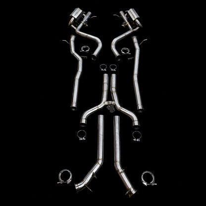 MERCEDES E63(S) AMG M177 (213) VALVED EXHAUST SYSTEM 76MM 3INCH by BlackBoost UAE | USA | EU | CA | CN