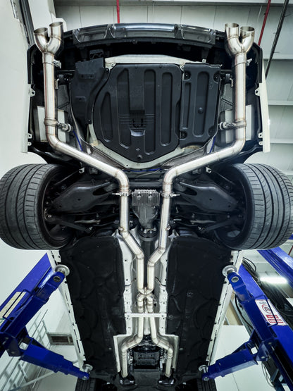 Mercedes-CLS63-AMG-Exhaust-installed2