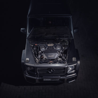 Mercedes-G63-AMG-V8-Biturbo-M157-Cold-Air-Intake-System-Installed-2