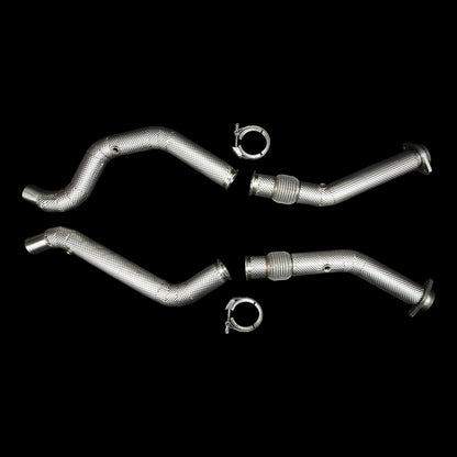 Land Rover Defender P525 90 (L663) 508PS V8 5.0L S/C Catless Downpipes