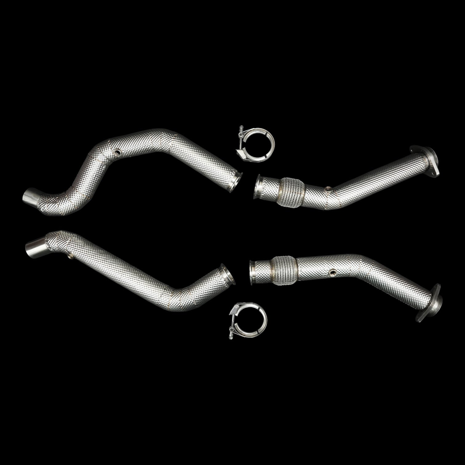 Land Rover Defender P525 130 (L663) 508PS V8 5.0L S/C Catless Downpipes